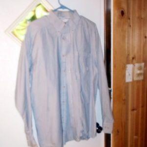 Ariat Long Sleeve Blue and White Stripe XL